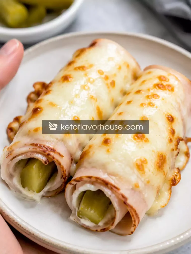 Easy Bariatric Pickle Roll-Up Melt Recipe