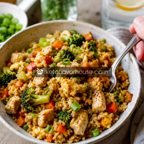 Easy Healthy Anti-Inflammatory Chicken Fried Rice Bowl.webp