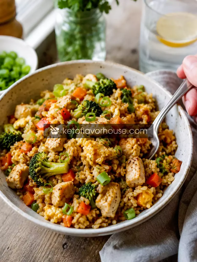 Easy Healthy Anti-Inflammatory Chicken Fried Rice Bowl.webp