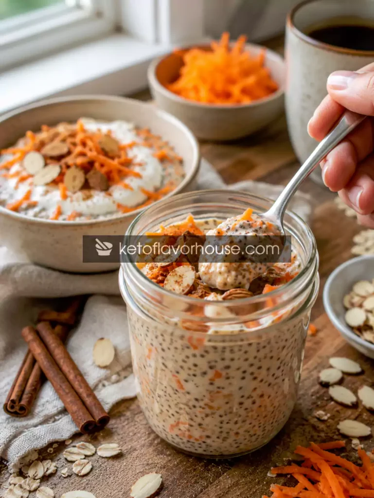 Healthy Anti-Inflammatory Carrot Cake Chia Pudding