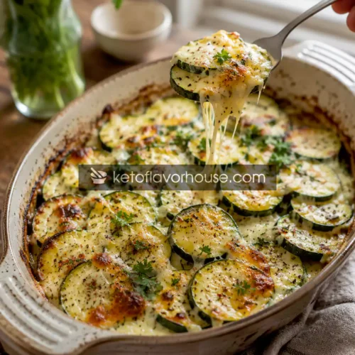 Healthy Anti-Inflammatory Cheesy Zucchini Bake