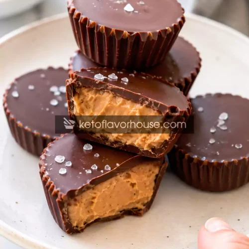 High-Protein Bariatric Chocolate Peanut Butter Fudge Cups