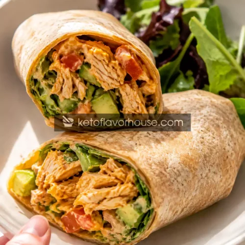 High-Protein Buffalo Chicken Wraps