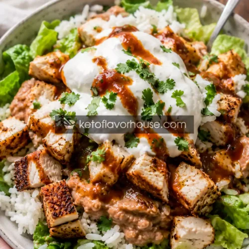 High-Protein Chicken Taco Bowl Recipe