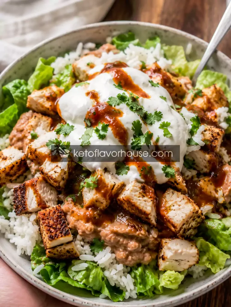 High-Protein Chicken Taco Bowl Recipe