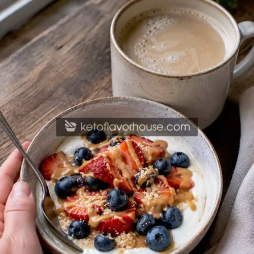 High-Protein Coffee with Greek Yogurt Snack