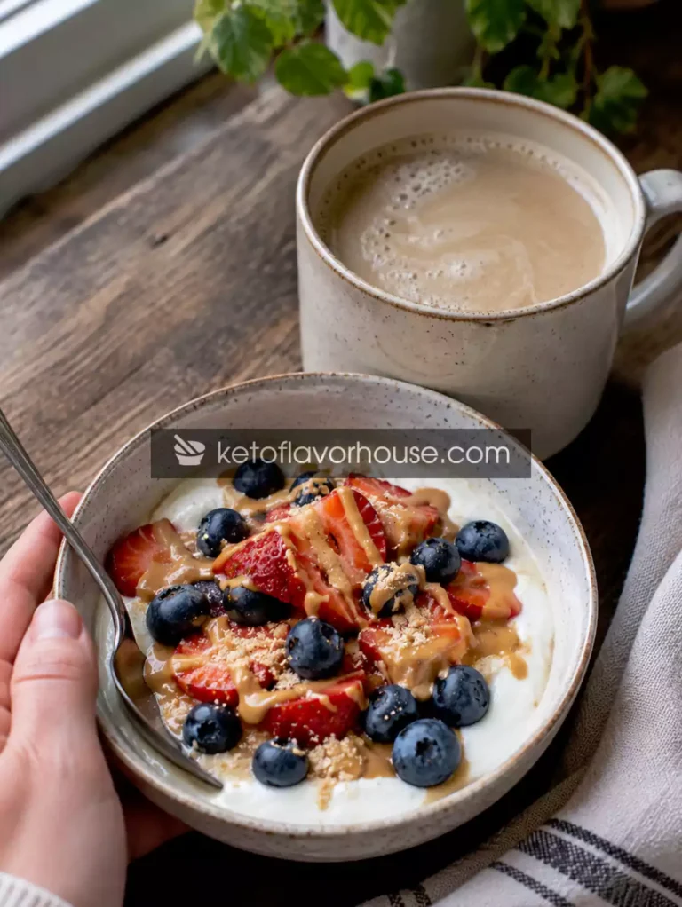 High-Protein Coffee with Greek Yogurt Snack