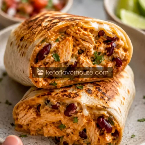 High-Protein Honey Chipotle Chicken Burritos