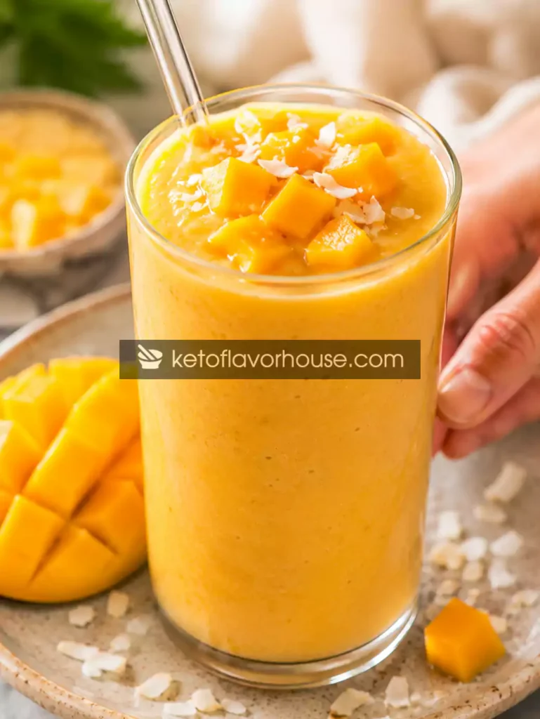 High-Protein Mango Smoothie Recipe