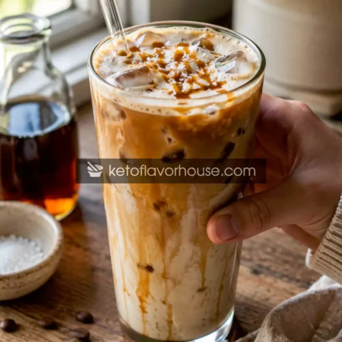 High-Protein Maple Sea Salt Iced Latte