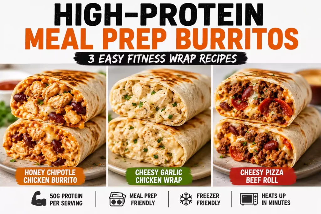 High-Protein Meal Prep Burritos