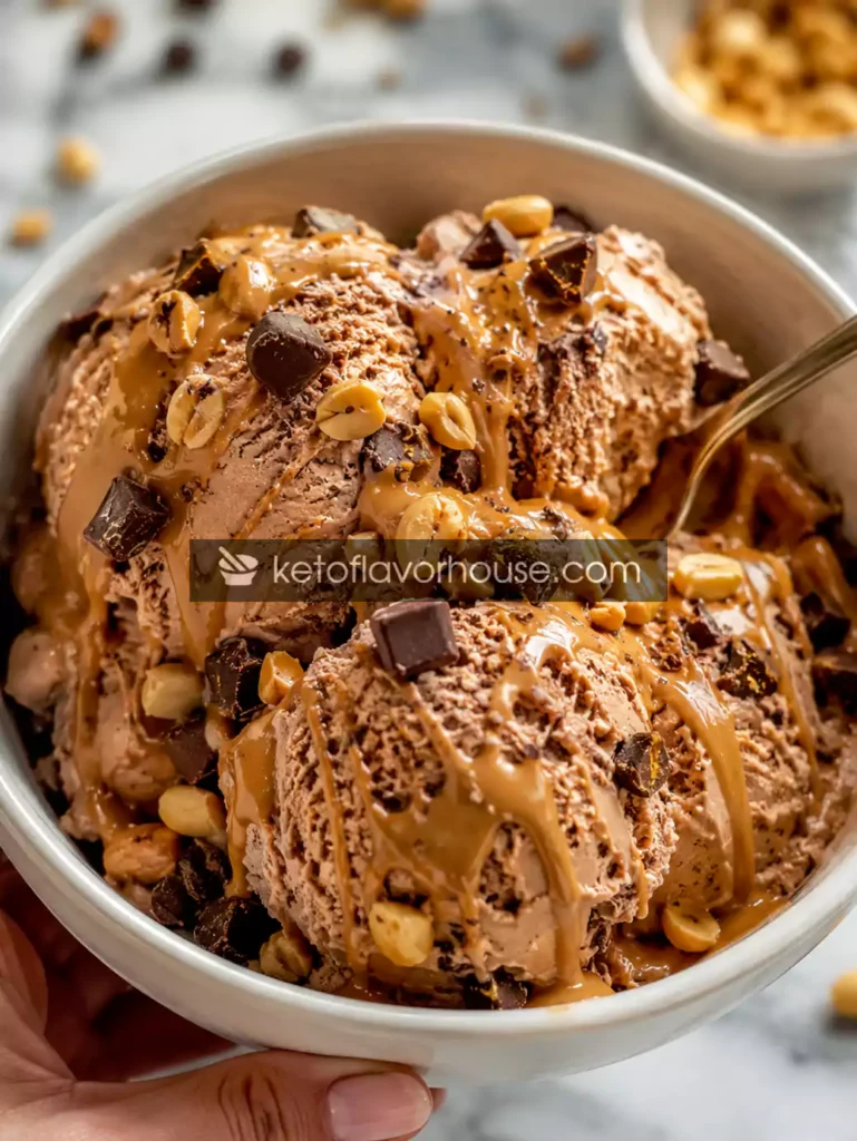 High-Protein Peanut Butter Chocolate Ninja Creami Ice Cream