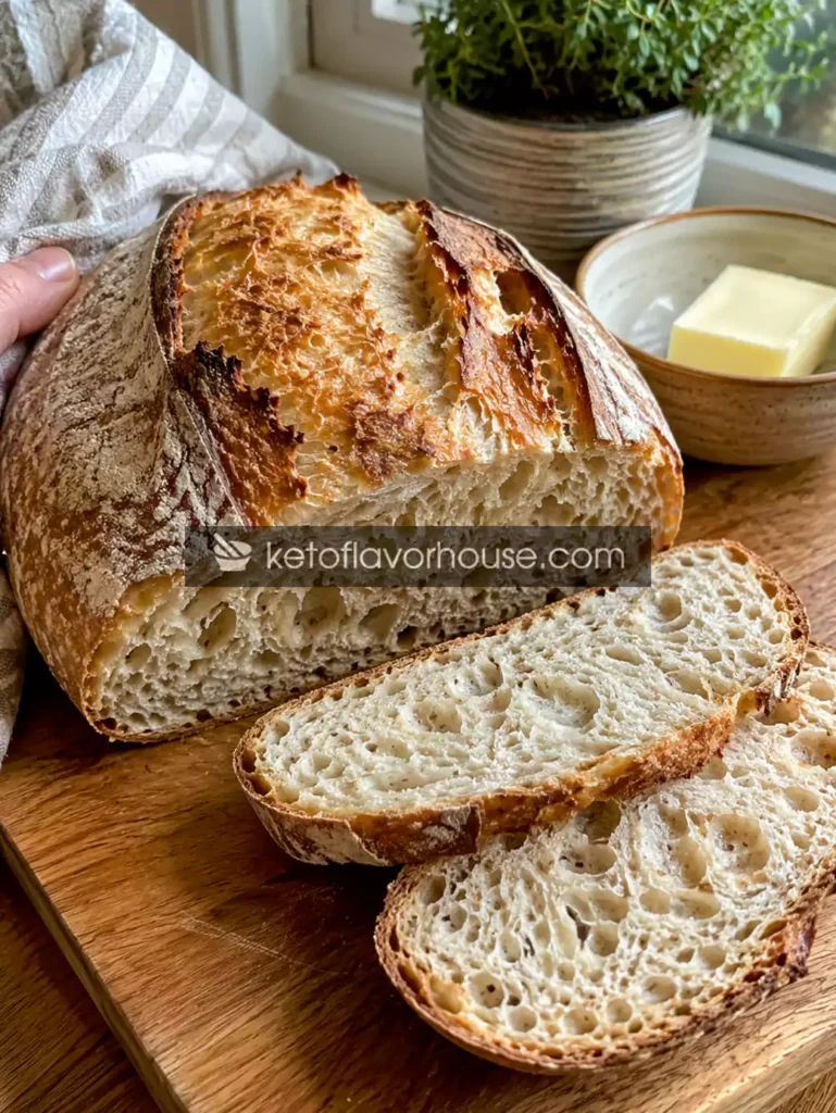 High-Protein Sourdough Bread Recipe