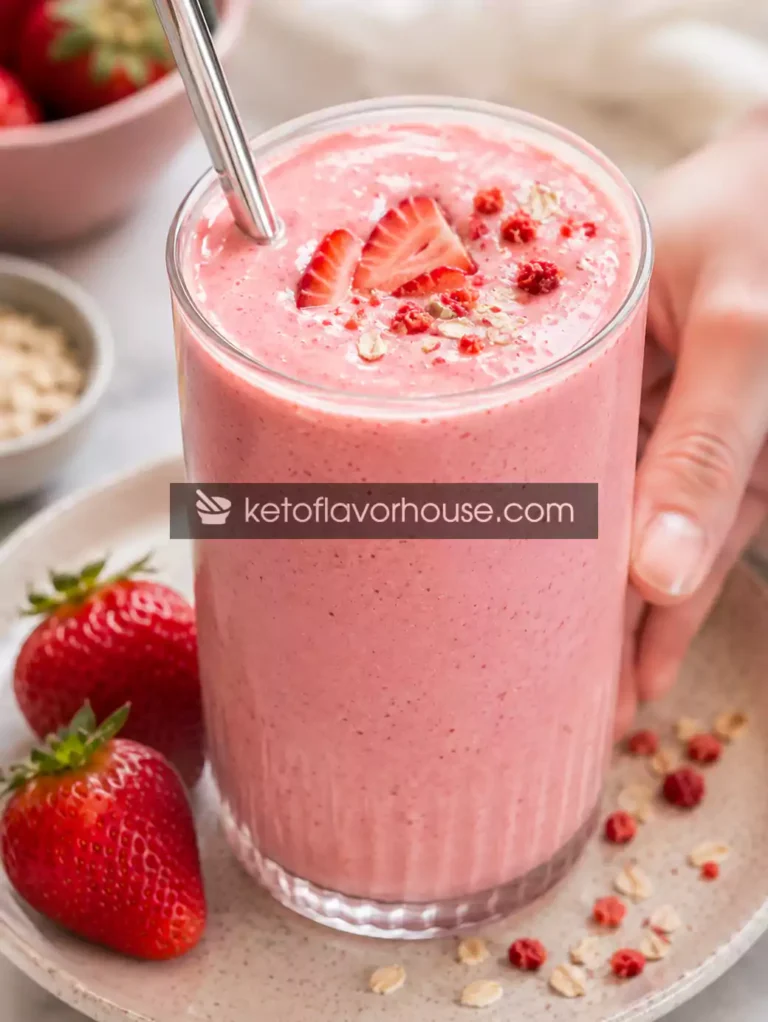 High-Protein Strawberry Smoothie Recipe