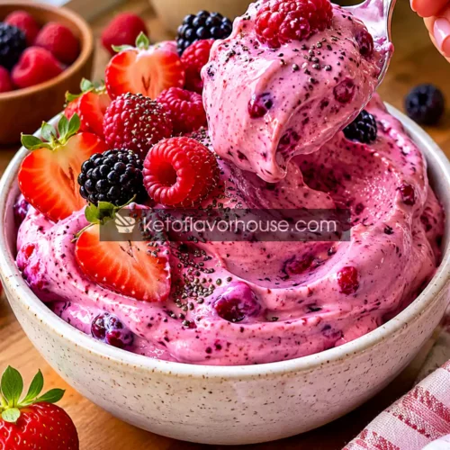 High-Protein Triple Berry Ninja Creami