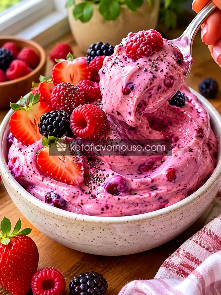 High-Protein Triple Berry Ninja Creami