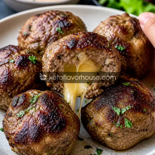 Keto Burger Bombs