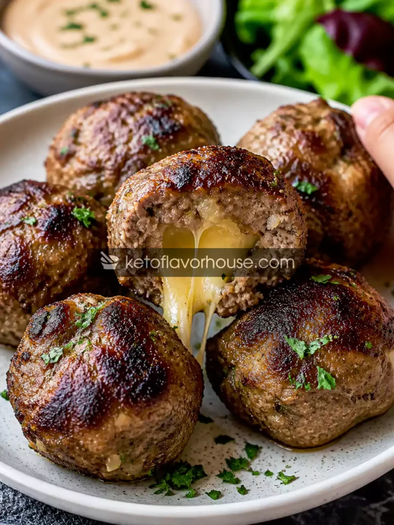 Keto Burger Bombs
