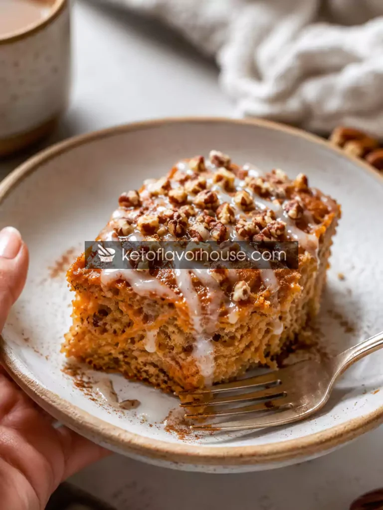 Keto Carrot Coffee Cake Bake Recipe