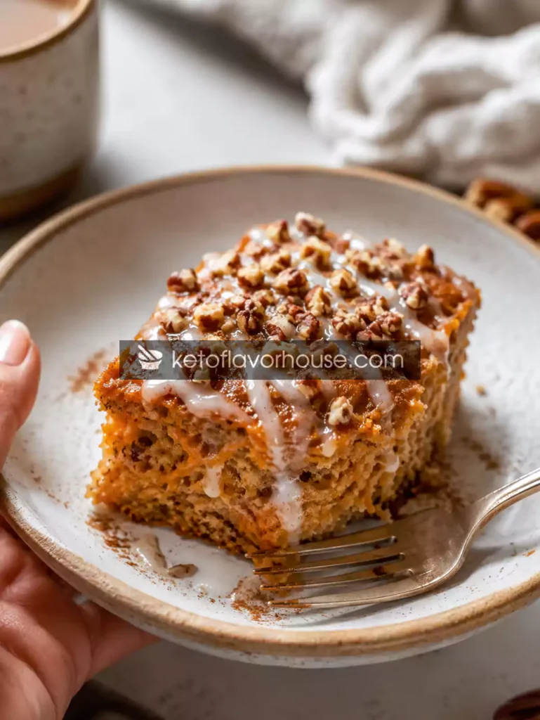 Keto Carrot Coffee Cake Bake Recipe