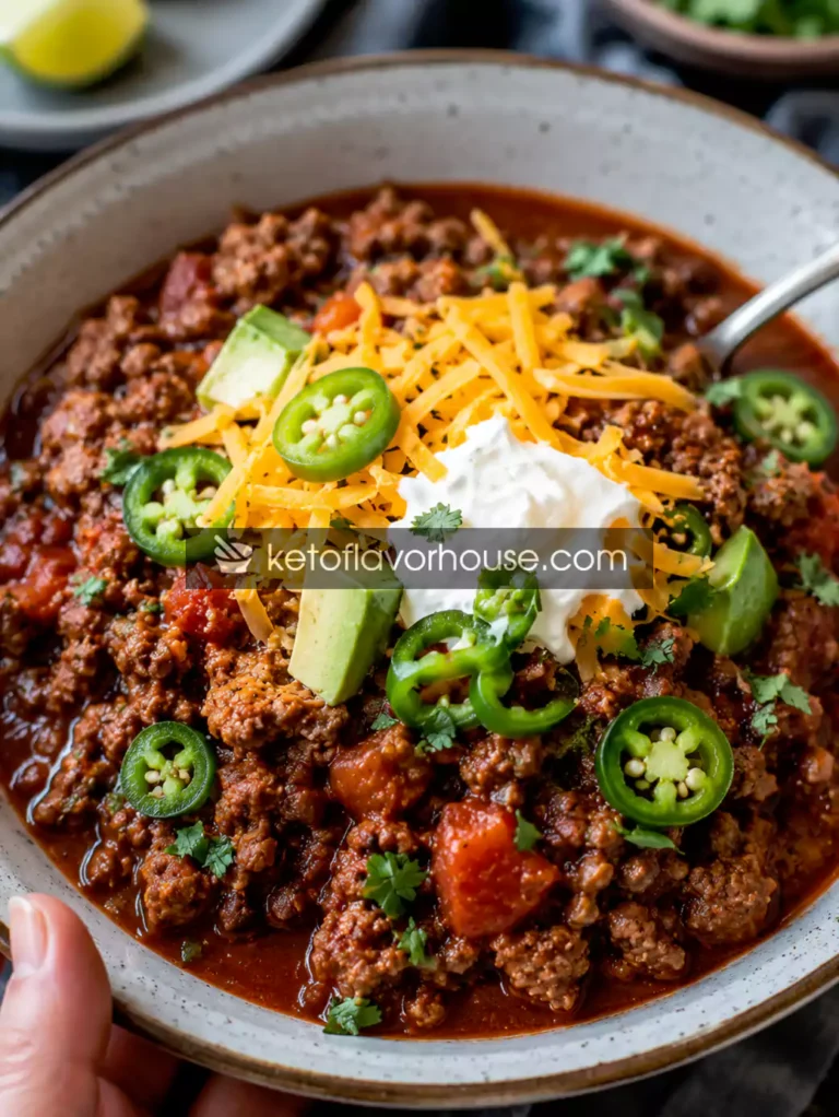 Keto Chili Recipe