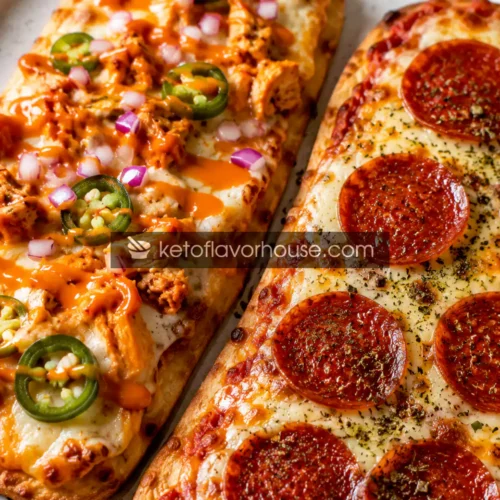 Keto Flatbread Pizza Recipe