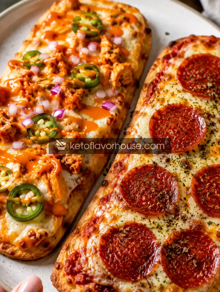 Keto Flatbread Pizza Recipe