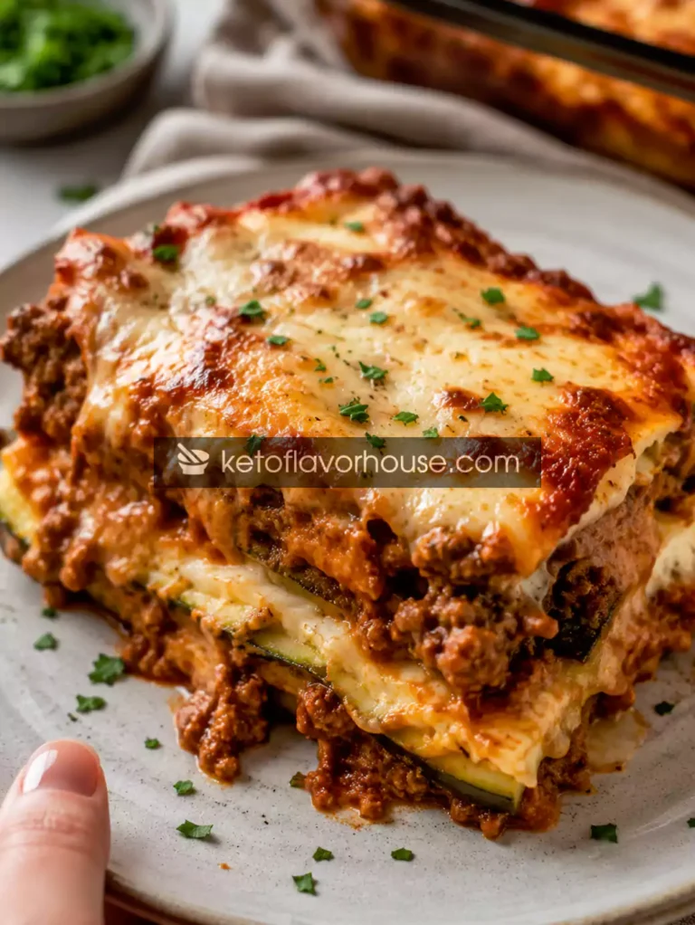 Keto Lasagna Recipe