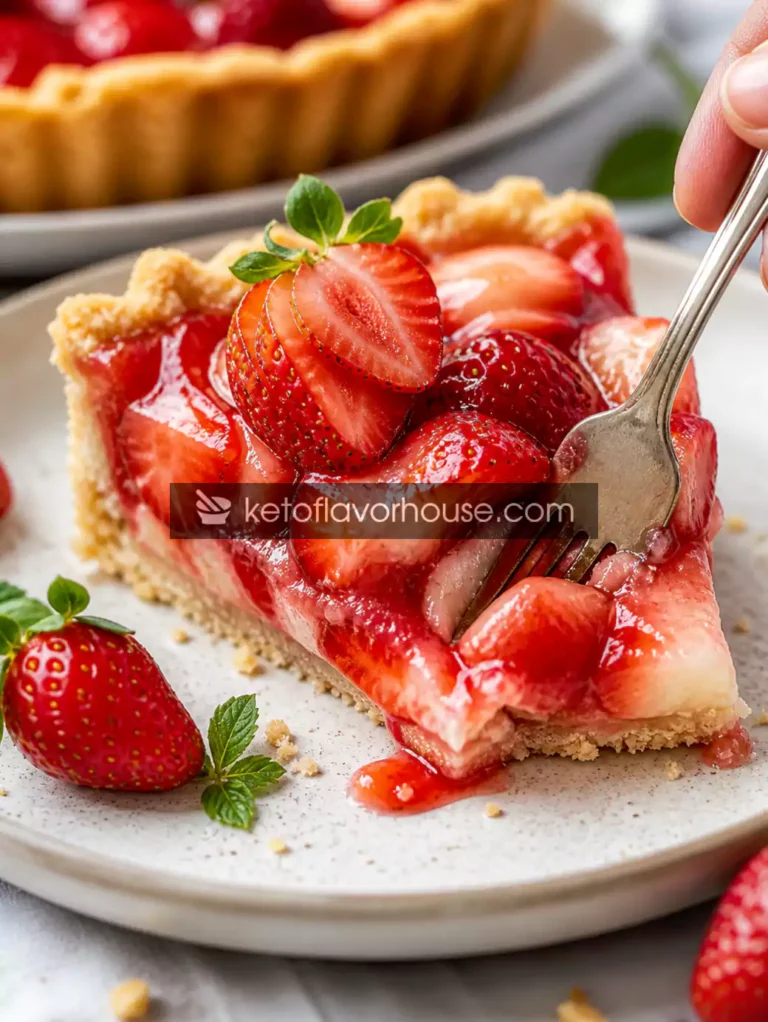 Keto Strawberry Pie