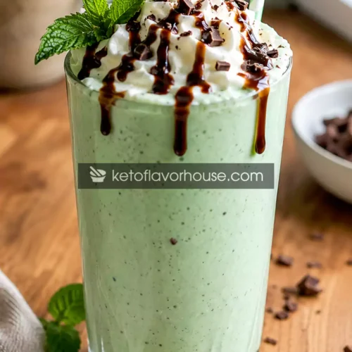 Low Calorie High Protein Shamrock Shake