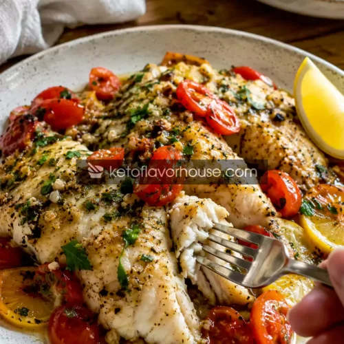Anti-Inflammatory Mediterranean Garlic Fish Recipe (High-Protein & Easy Dinner)