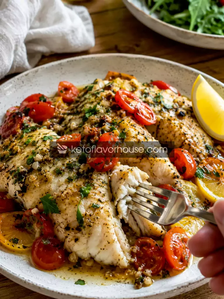Anti-Inflammatory Mediterranean Garlic Fish Recipe (High-Protein & Easy Dinner)