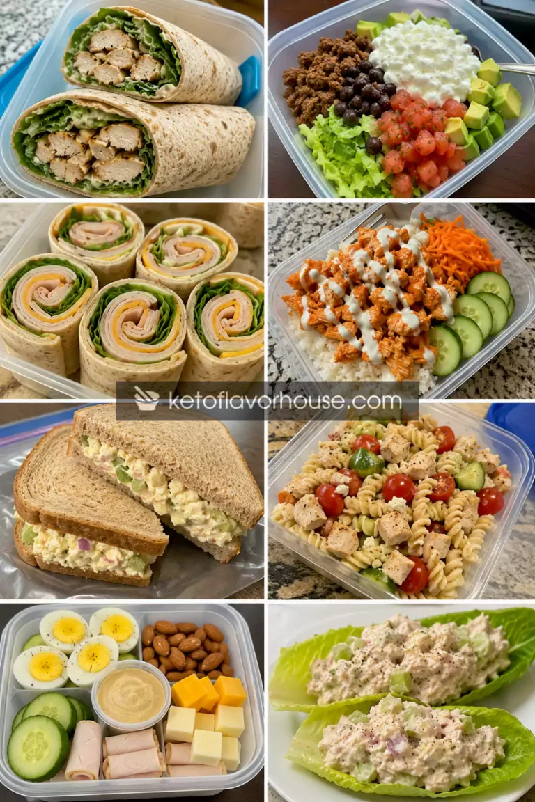 10 Easy High Protein Lunches for Work and School That Keep You Full
