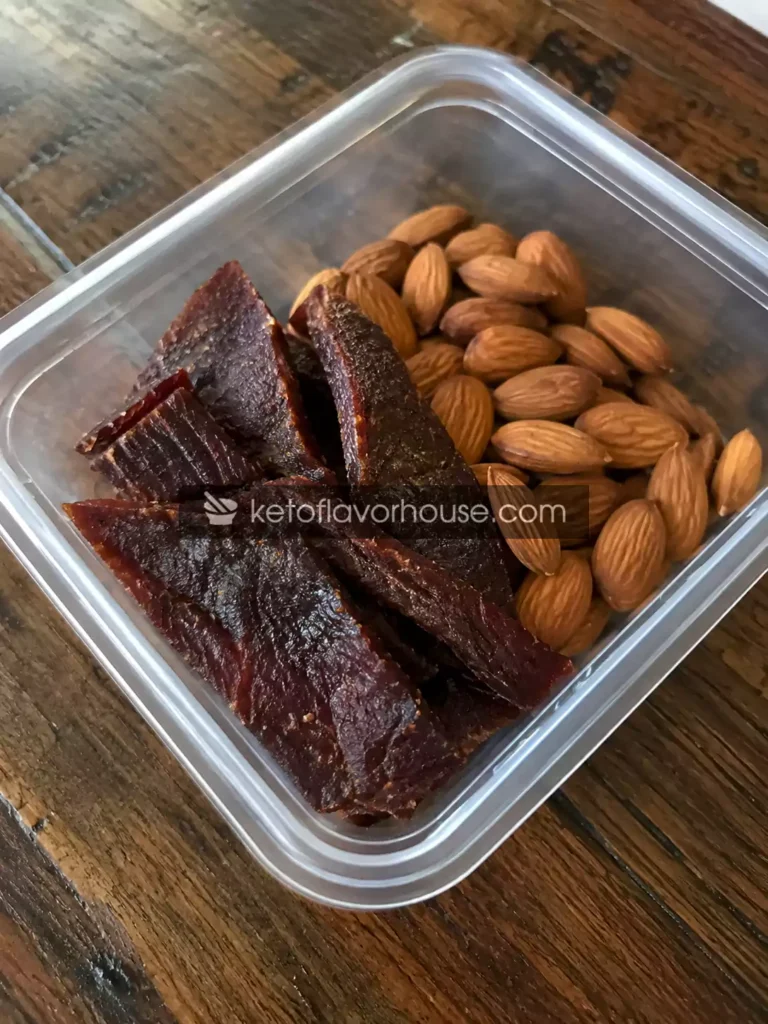 16g Protein Beef Jerky & Almond Snack Pack