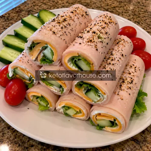 20g Protein Turkey and Cheese Roll-Ups