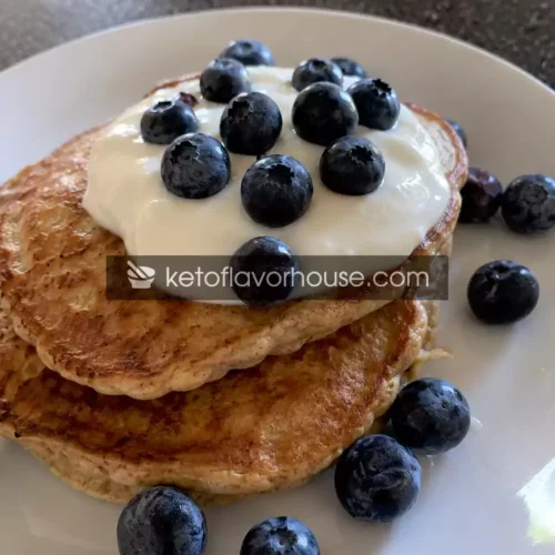 28g Protein Banana Oat Pancakes