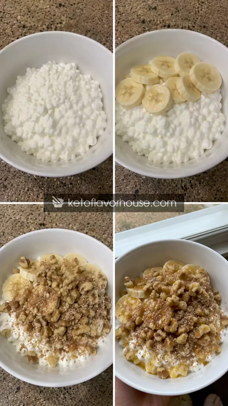 30g Protein Cottage Cheese Banana Crunch Bowl