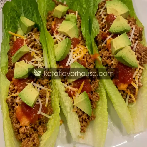 30g Protein Turkey Taco Lettuce Wraps