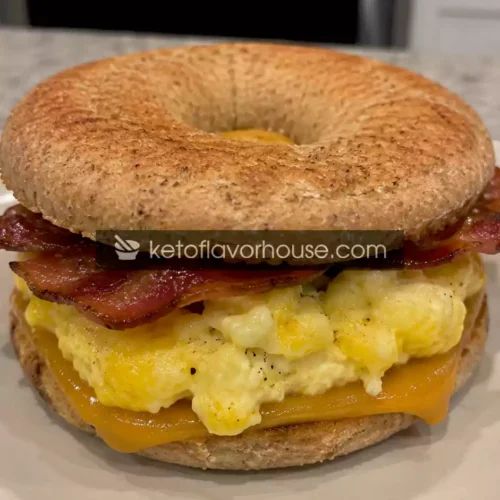 32g Protein Cottage Cheese Breakfast Bagel Sandwich