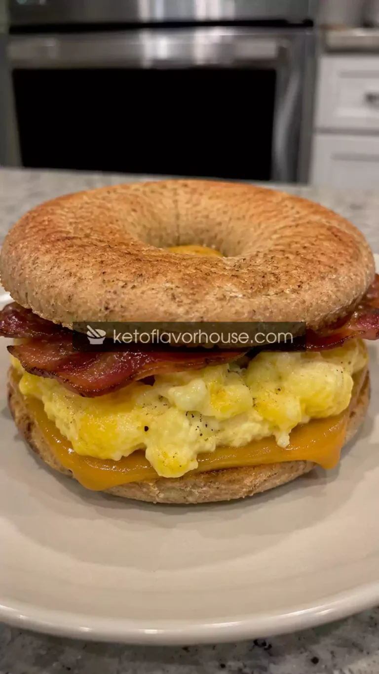 32g Protein Cottage Cheese Breakfast Bagel Sandwich