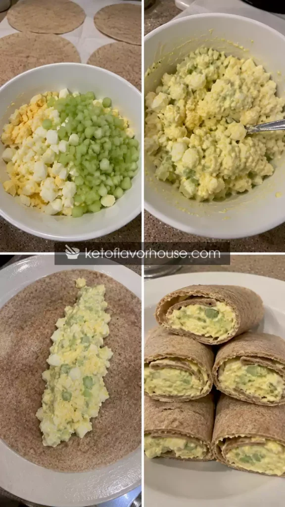 32g Protein Egg Salad Wraps