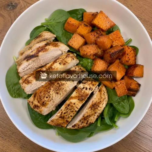 33g Protein Chicken and Sweet Potato Bowl