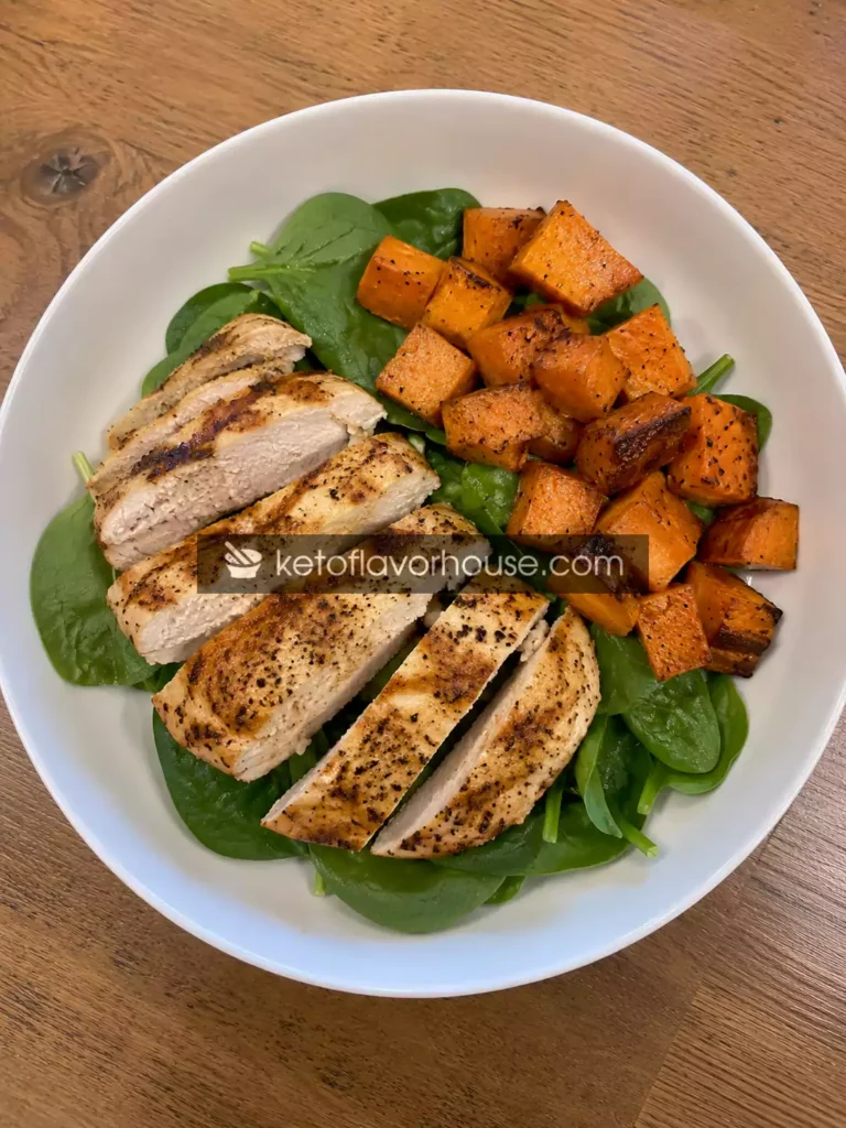 33g Protein Chicken and Sweet Potato Bowl
