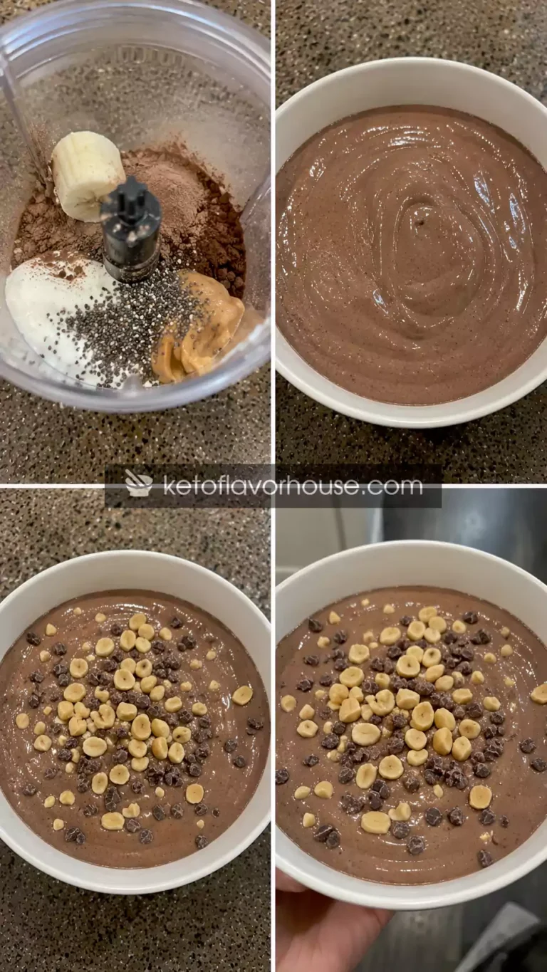 35g Protein Chocolate Peanut Butter Smoothie Bowl