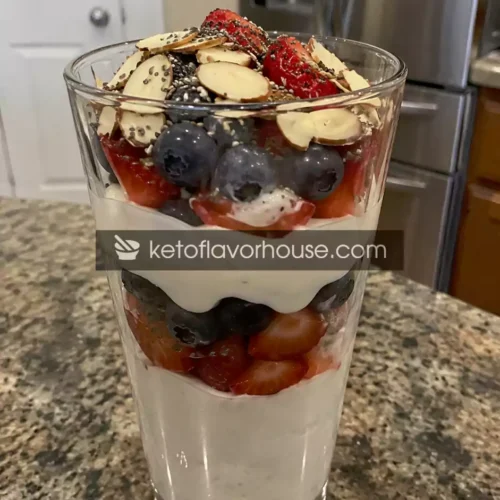 35g Protein Greek Yogurt Berry Parfait