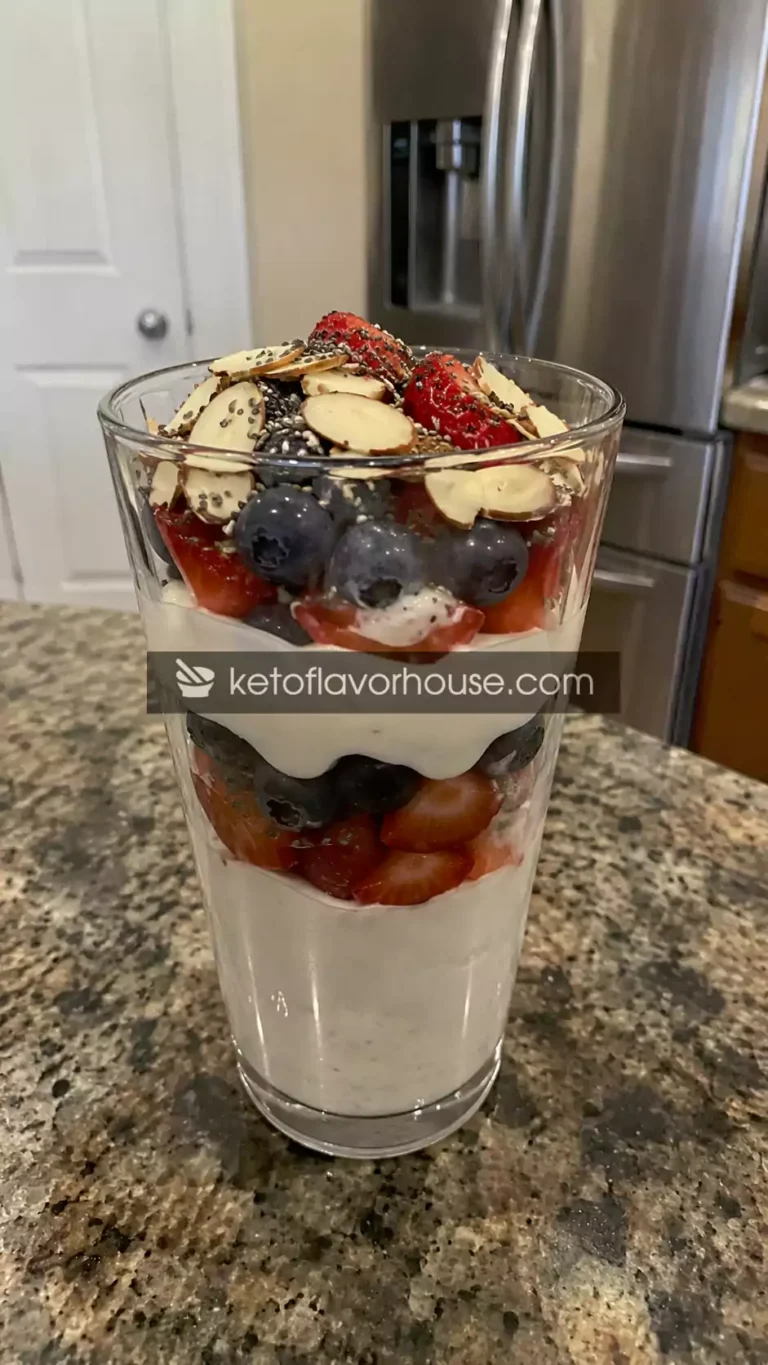 35g Protein Greek Yogurt Berry Parfait