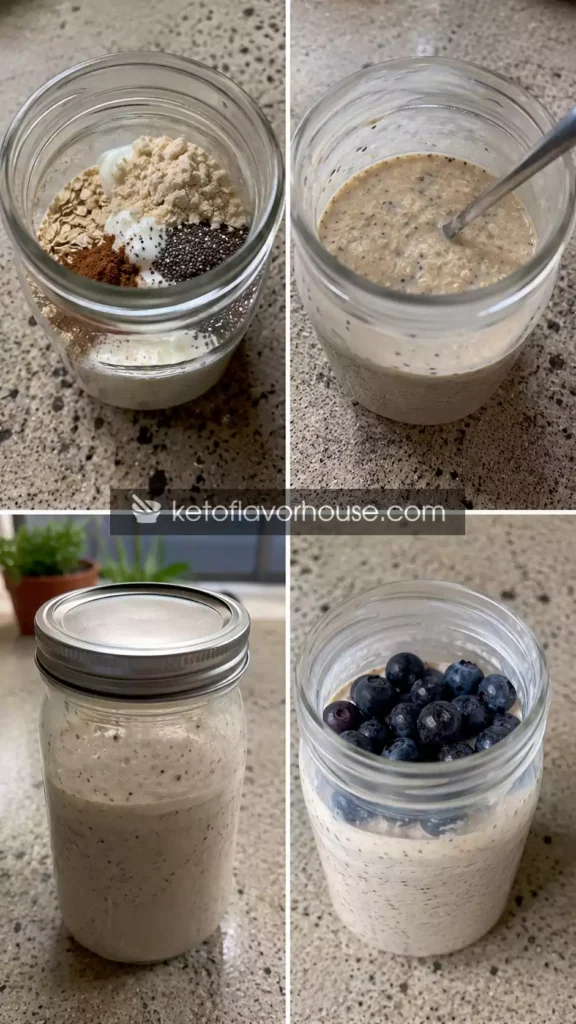 35g Protein Overnight Oats for Busy Mornings