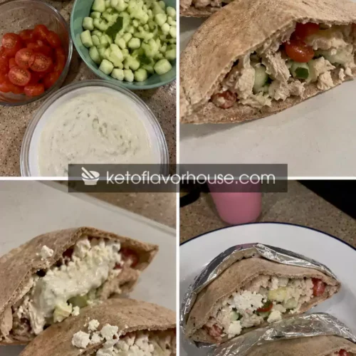 36g Protein Mediterranean Chicken Pita Pockets