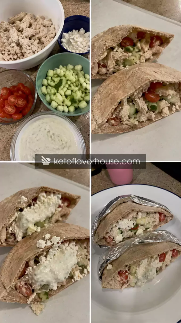 36g Protein Mediterranean Chicken Pita Pockets