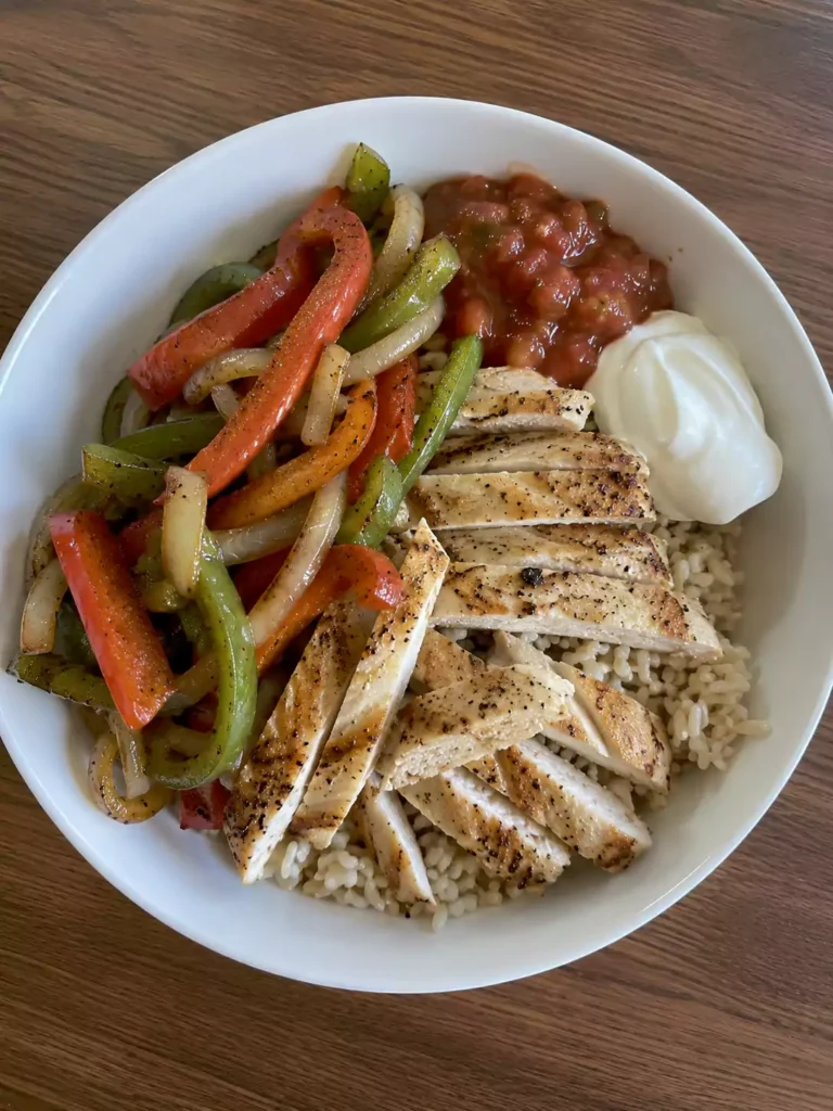 37g Protein Chicken Fajita Bowl